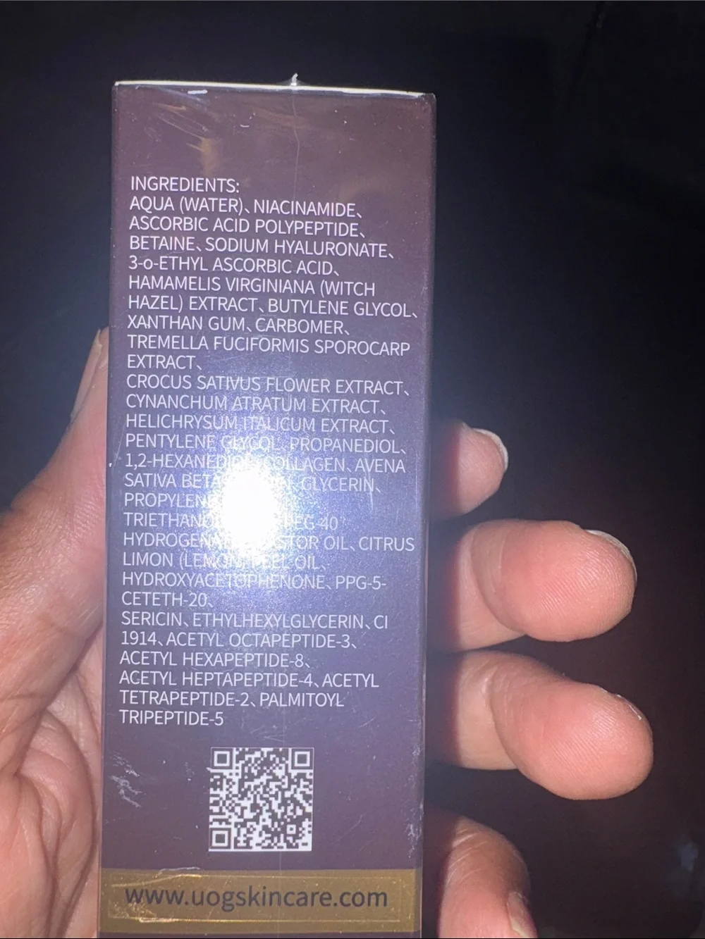 Vitamin C Serum - Purple & Gold Packaging never been opened still in plastic